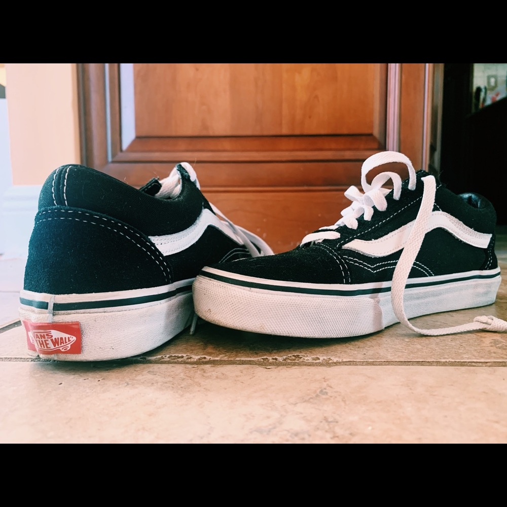 Black and white  Vans